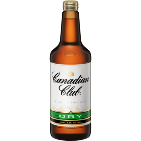 CANADIAN CLUB & DRY LONGNECK 500ML