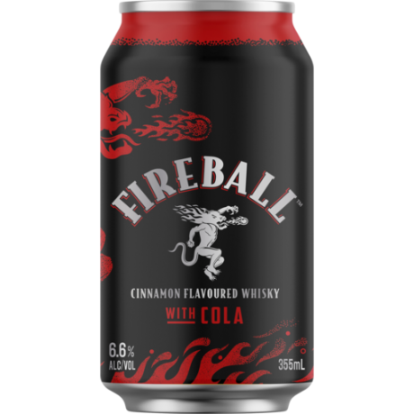 FIREBALL CINNAMON & COLA 355ML CANS