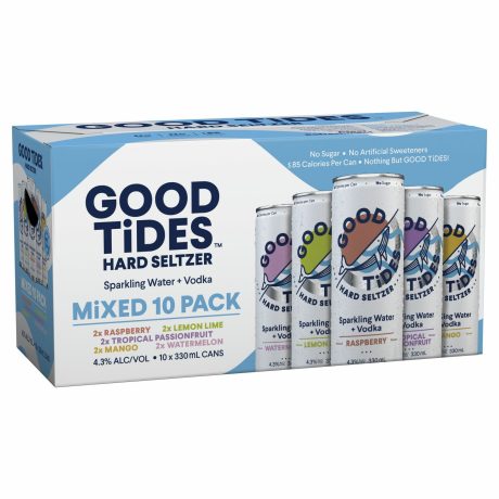 GOODTIDES SELTZER 10PK