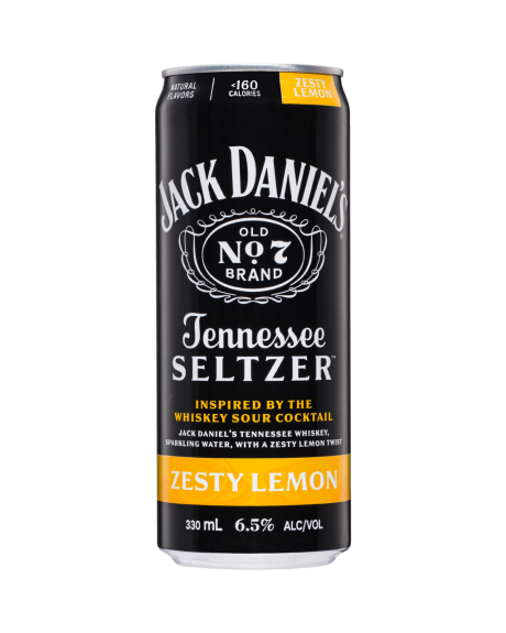 JACK'S ZESTY LEMON SELTZER CANS