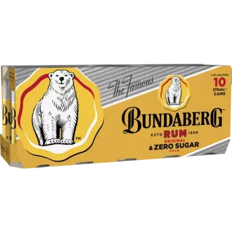 BUNDABERG UP & ZERO 4.6% 10PK 375ML