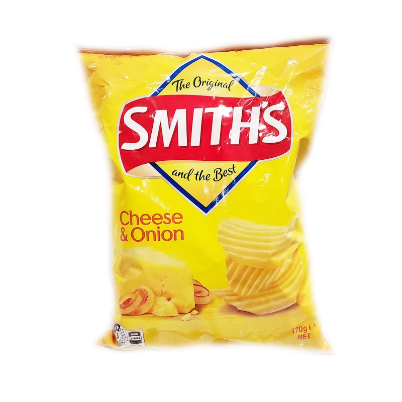 SMITHS CHEESE ONION 170G