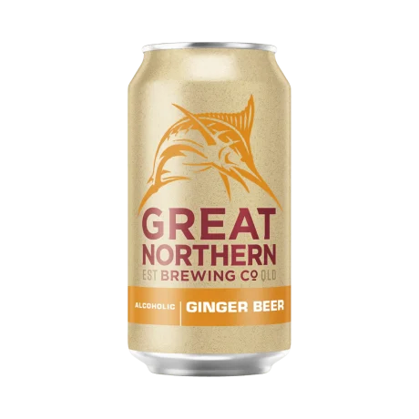 GREAT NORTHERN GINGER BEER 375ML CANS*