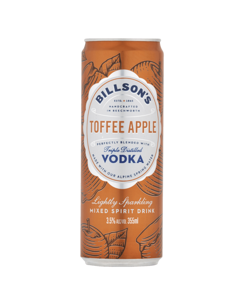 BILLSONS TOFFEE APPLE CANS