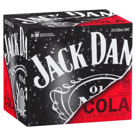 JACK DANIELS & COLA CANS 330ML CUBE*