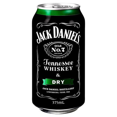 JACK DANIELS & DRY CAN