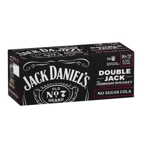 JACK DANIELS D/JACK ZERO 10PK