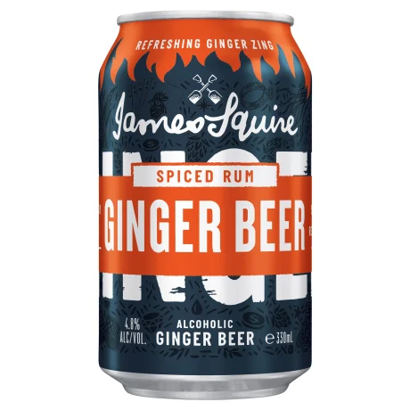 JAMES SQUIRE GZ SPICED RUM CANS