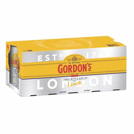 GORDONS GIN & TONIC CAN 10PK