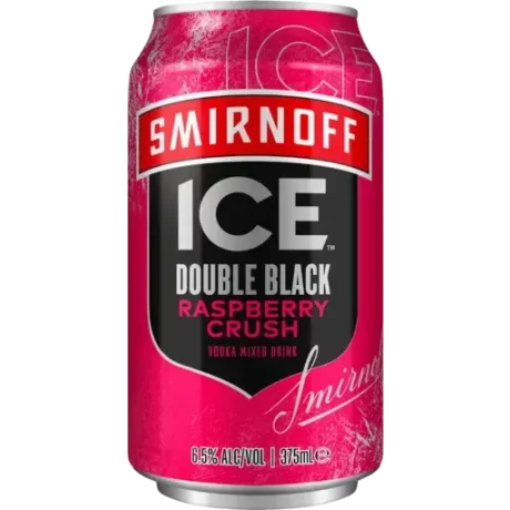 SMIRNOFF DBL ICE RSPBRY CR C375ML