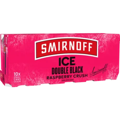 SMIRNOFF ICE DBL RSPBRYCR 10PK C375ML