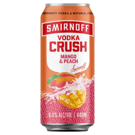 SMIRNOFF CRUSH PCH&MGO 6% C440ML