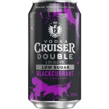 VODKA CRUISER DBL L/S BLACKCURRENT 375ML