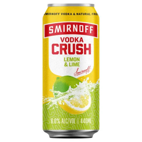 SMIRNOFF CRUSH LEM&LME 440ML