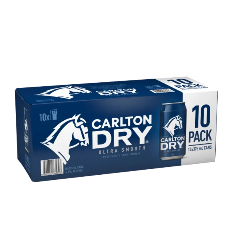 CARLTON DRY CAN 375ML 10 Pack