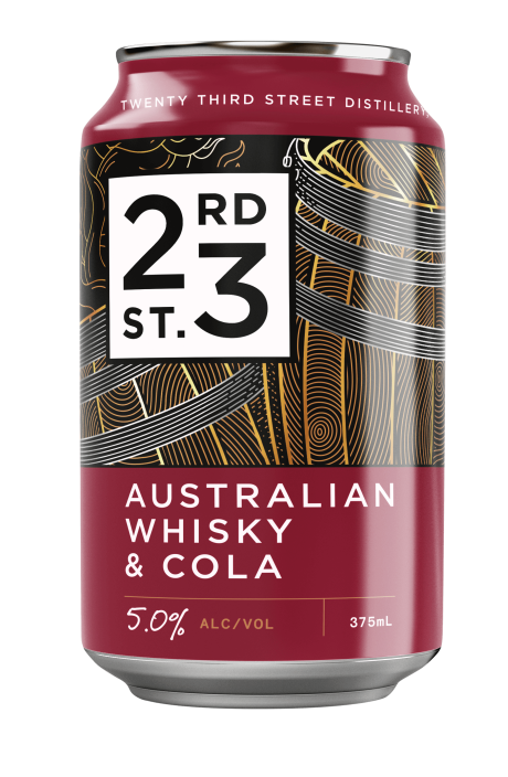 23RD ST AUS WSK&COLA 5% 375ML