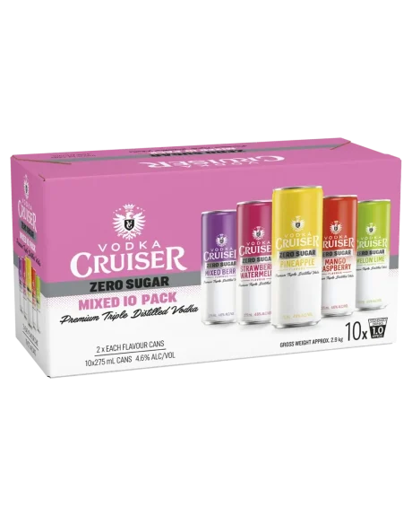 CRUISER ZERO MIXED 10PK C275ML