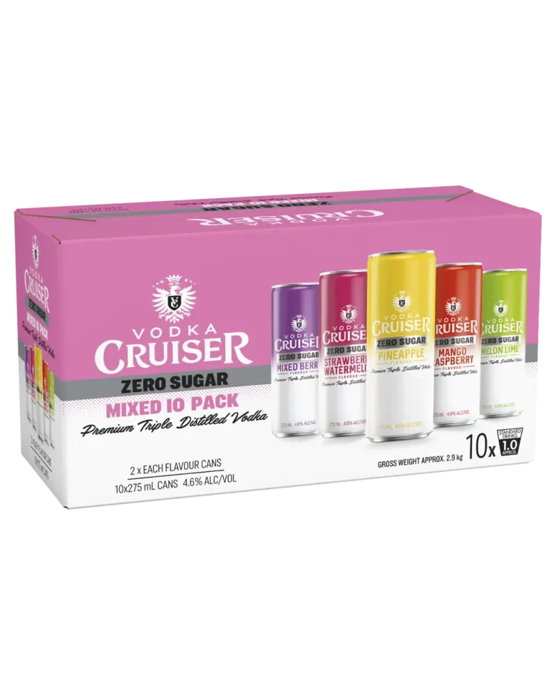 CRUISER ZERO MIXED 10PK C275ML