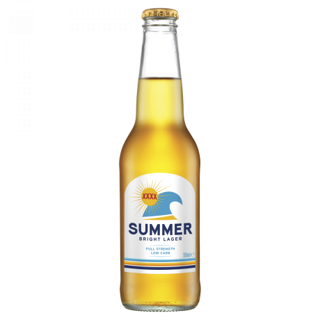 XXXX SUMMER DRY BRIGHT ALE STUB