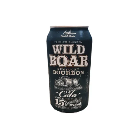 WILD BOAR BOURBON AND COLA 15% CAN