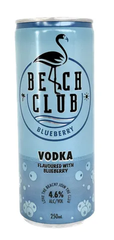 BEACH CLUB WITH BLUEBERRY 250ML