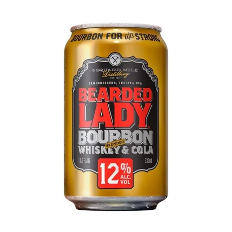 BEARDED LADY & COLA 12% 330ML CANS