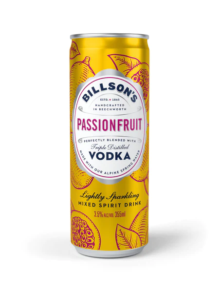 BILLSONS PASSIONFRUIT CANS