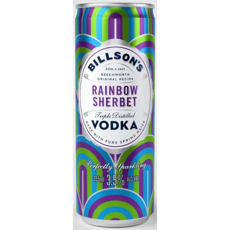 BILLSONS RAINBOW VODKA CANS