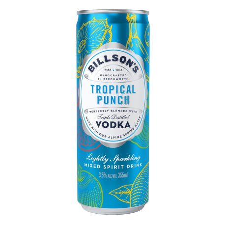 BILLSONS TROPICAL PUNCH CANS