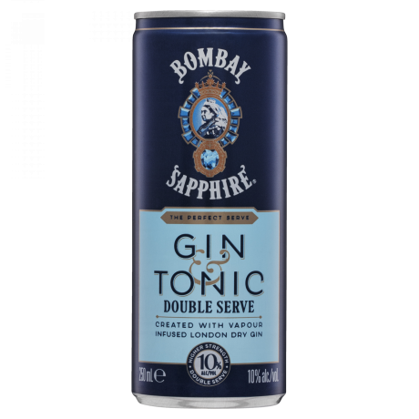 BOMBAY GIN & TONIC DOUBLE SERVE