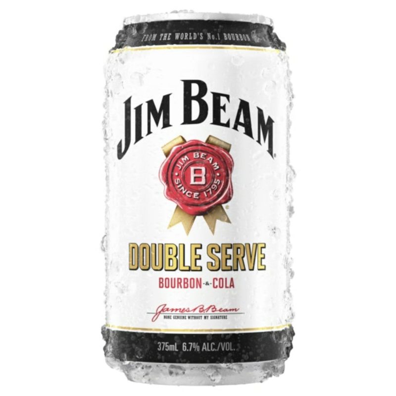 JIM BEAM WHITE DOUBLE SERVE 10PK
