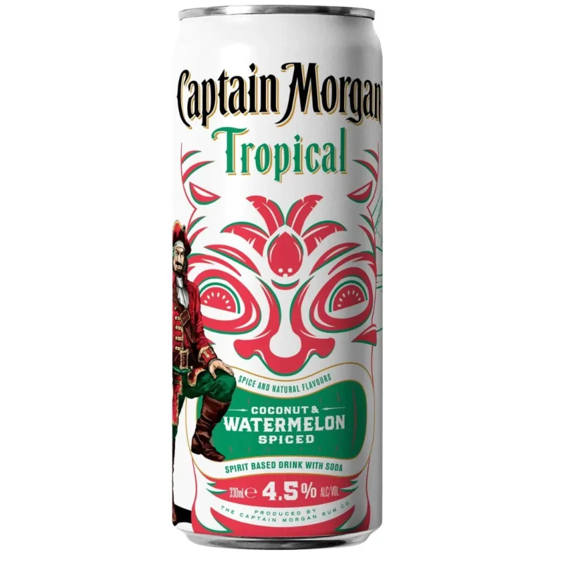 CAPTAIN MORGAN SPICED C&W 330ML CANS