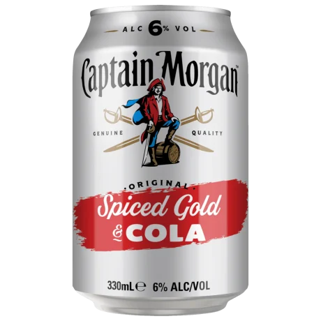 CAPTAIN MORGAN &COLA 6% 10PK C 330ML