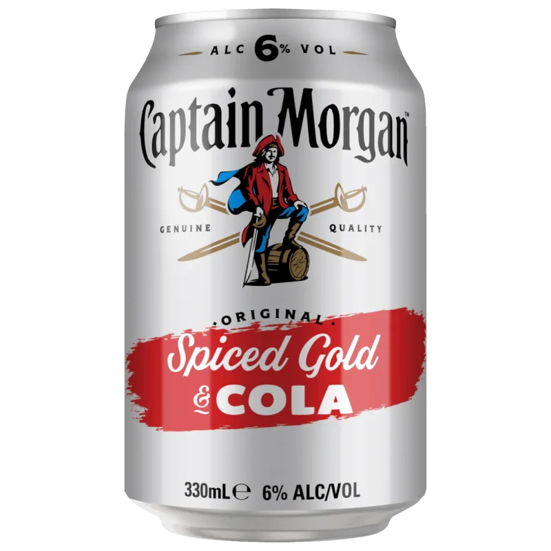 CAPTAIN MORGAN &COLA 6% 10PK C 330ML