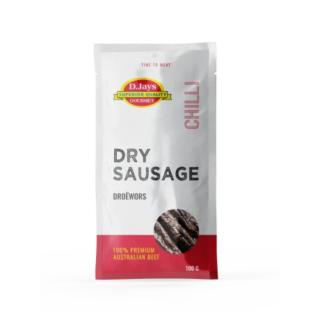 D JAYS DRY SAUSAGE 100GMS